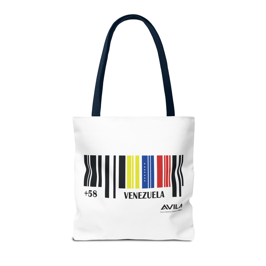 Venezuela Flag Barcode Tote Bag