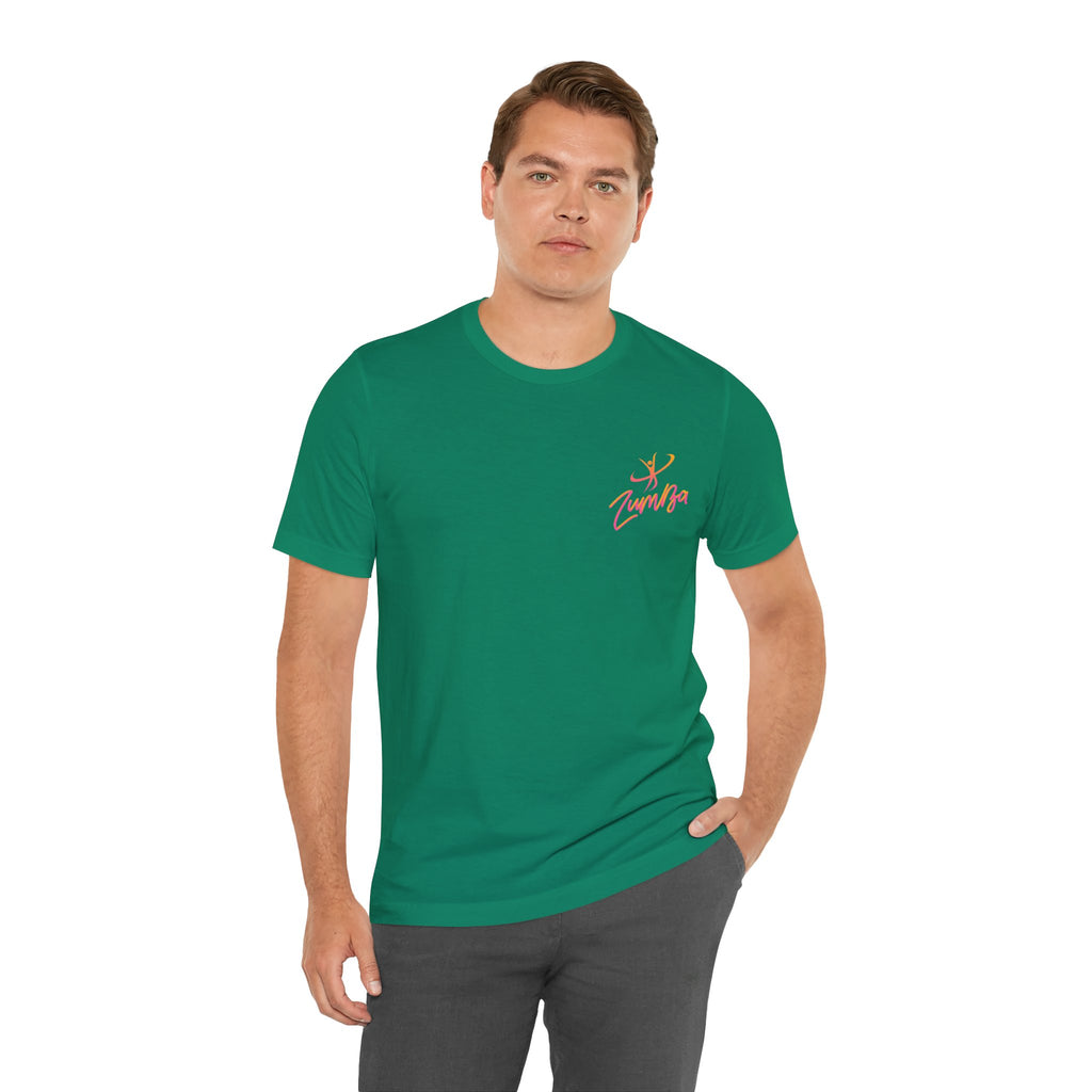 Zumba Dance Script Chest Tee