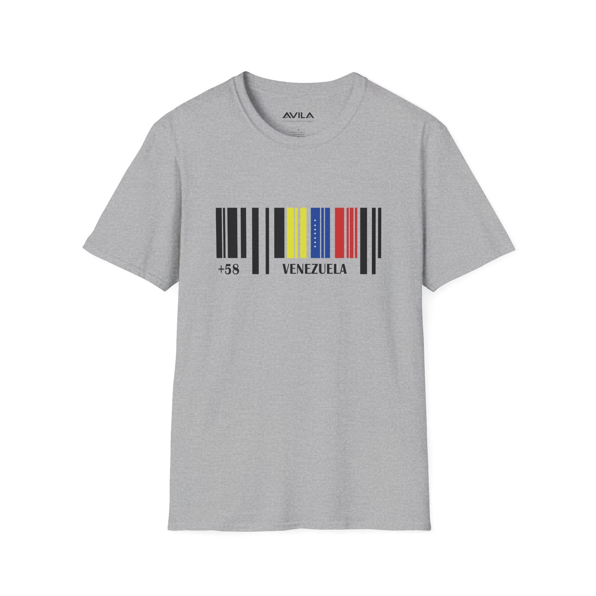 Venezuela Barcode +58 T-Shirt