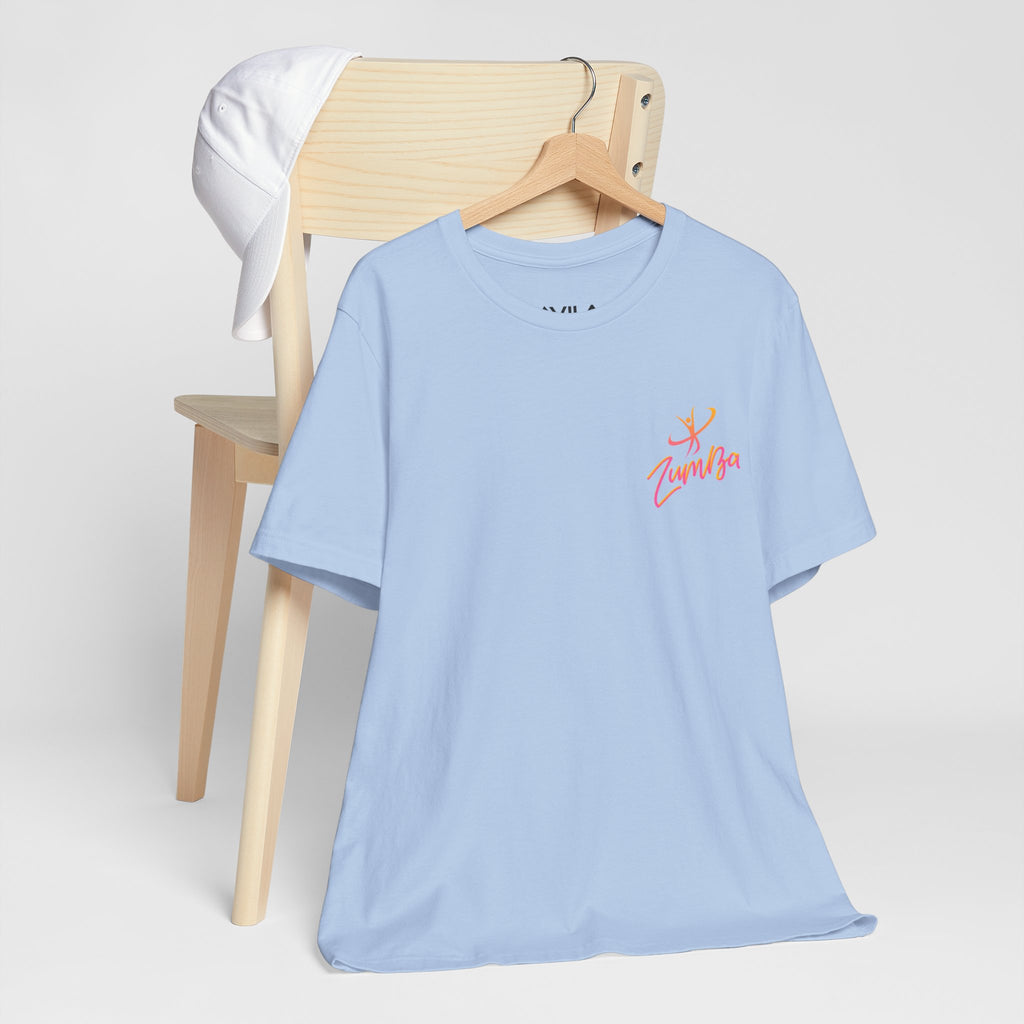 Zumba Dance Script Chest Tee