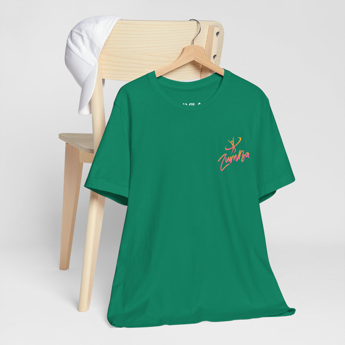 Zumba Dance Script Chest Tee