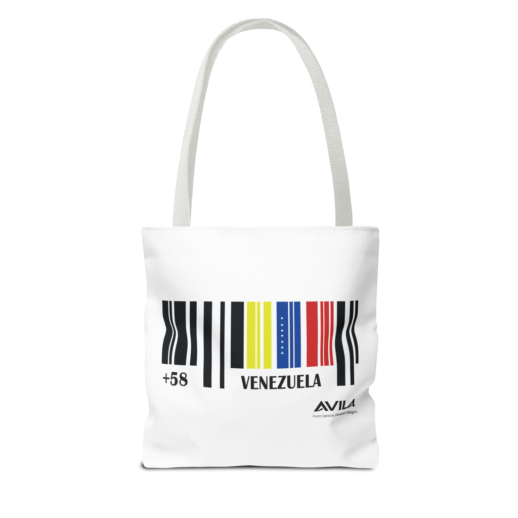 Venezuela Flag Barcode Tote Bag