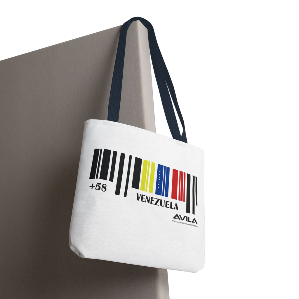 Venezuela Flag Barcode Tote Bag
