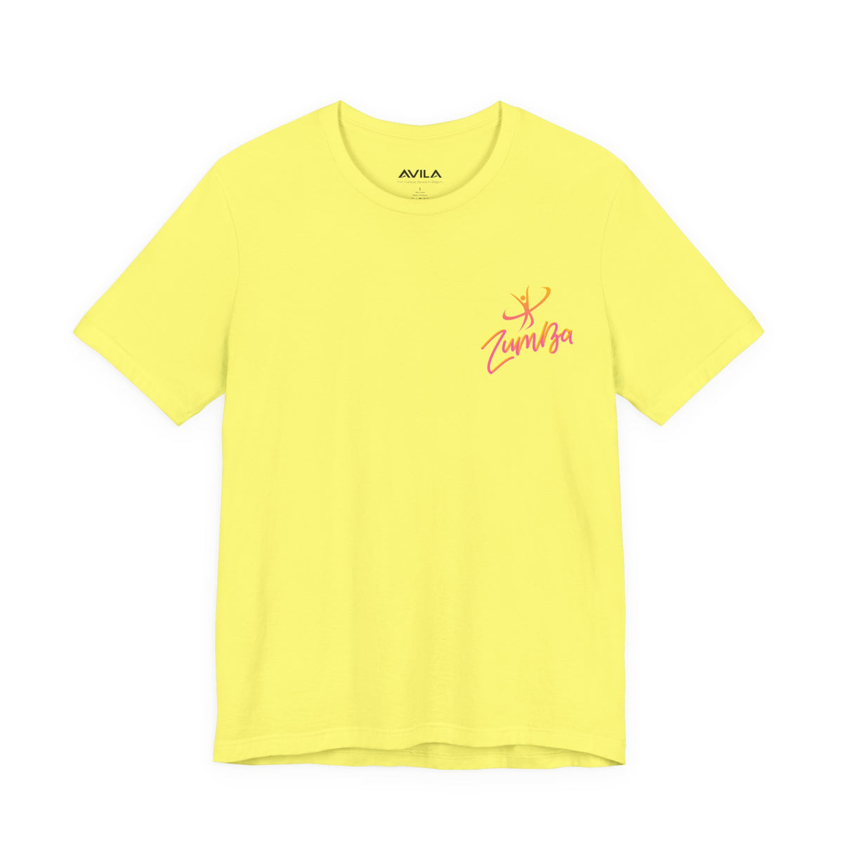 Zumba Dance Script Chest Tee