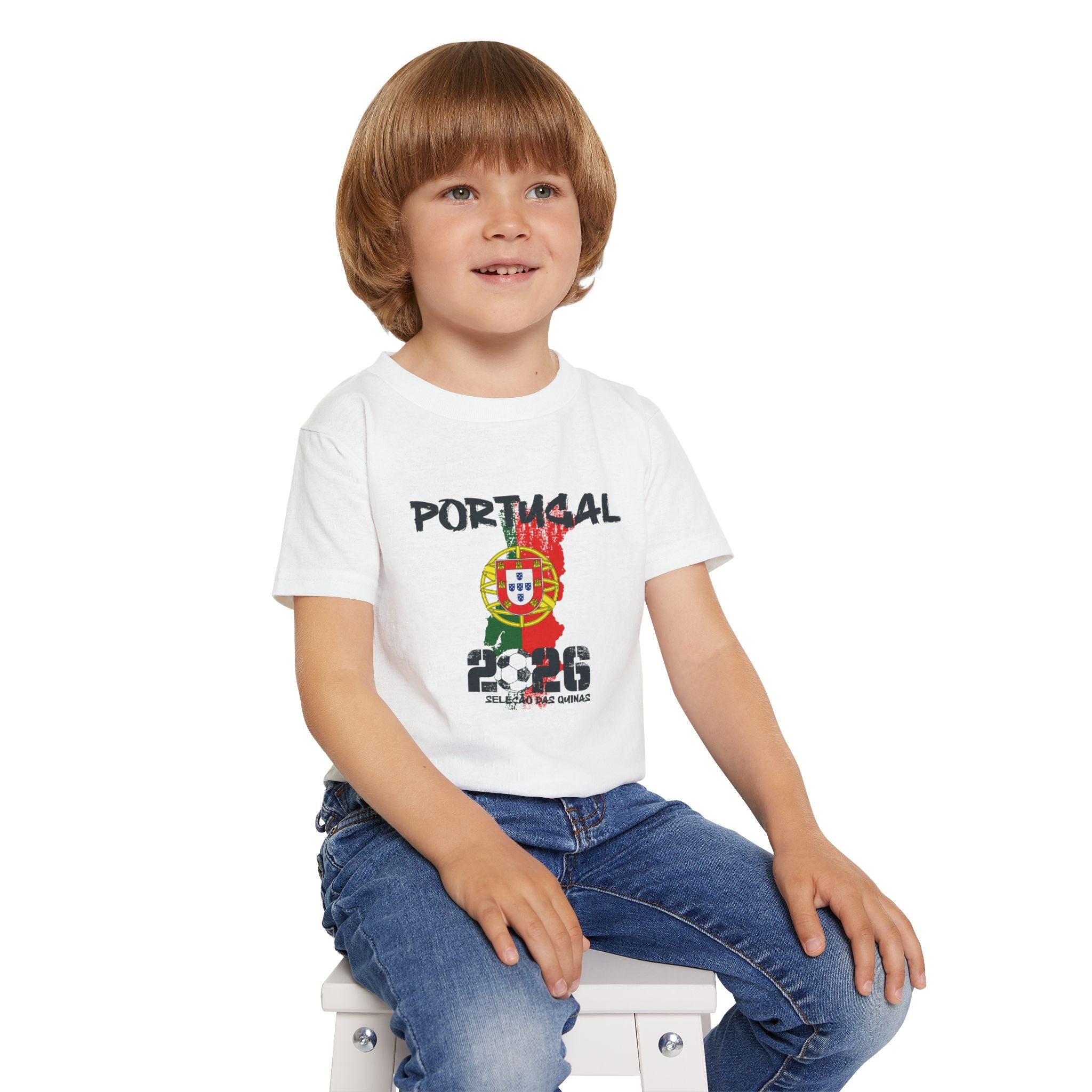 Portugal 2026 Toddler Kids Soccer  T-Shirt