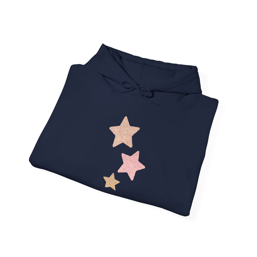 Pink Glitter Stars Sweter