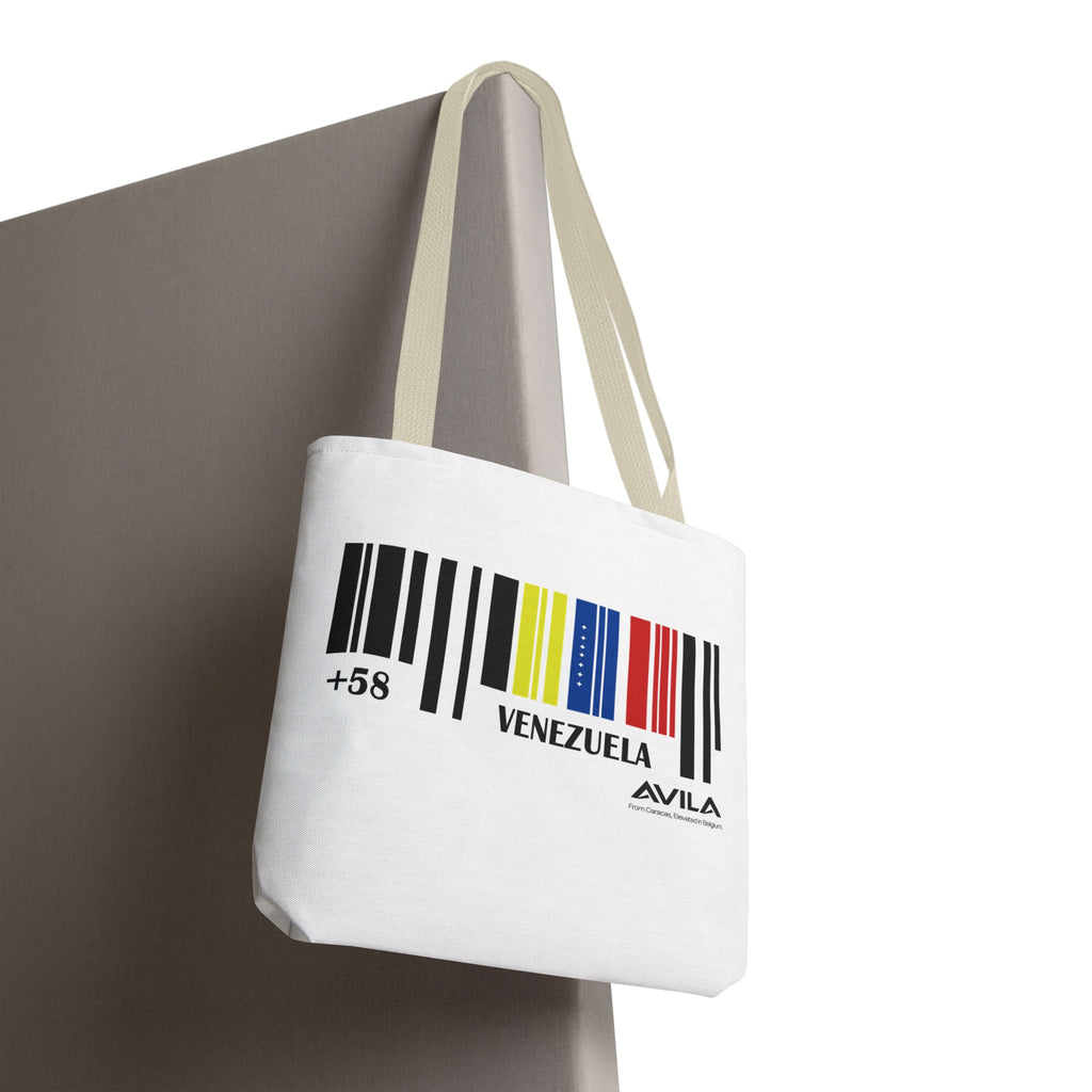 Venezuela Flag Barcode Tote Bag