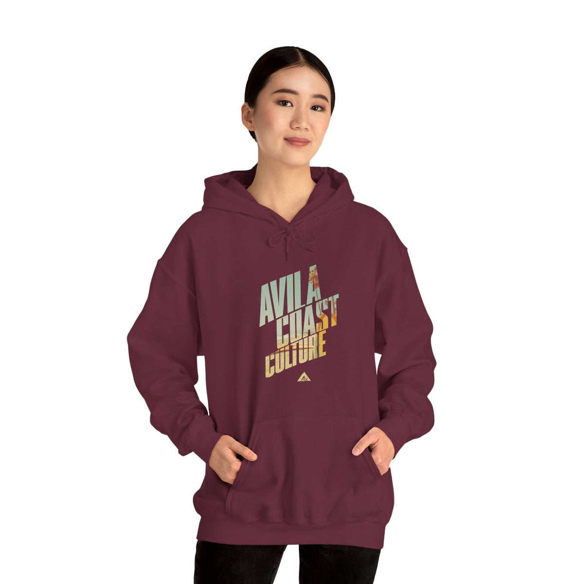 Coastal Surf Hoodie — Avila Coast Culture Graphic Pullover