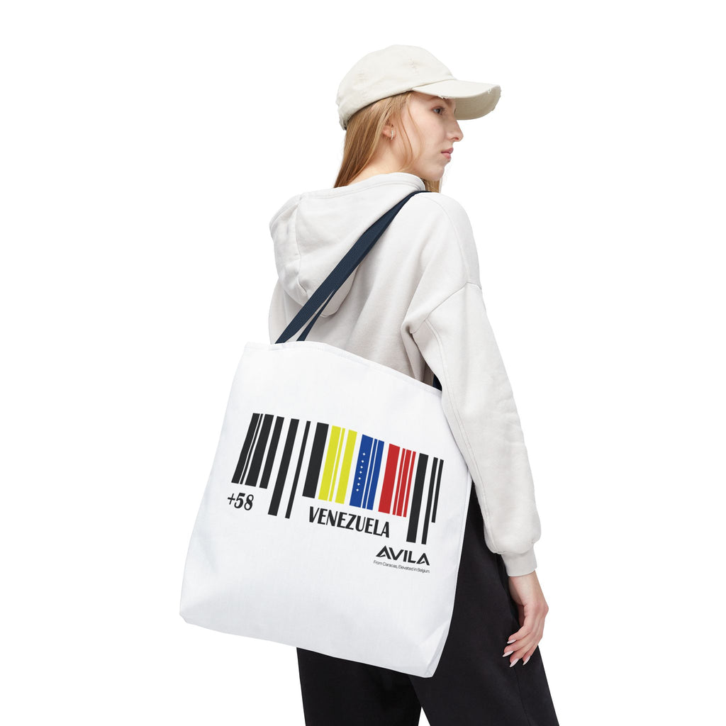 Venezuela Flag Barcode Tote Bag