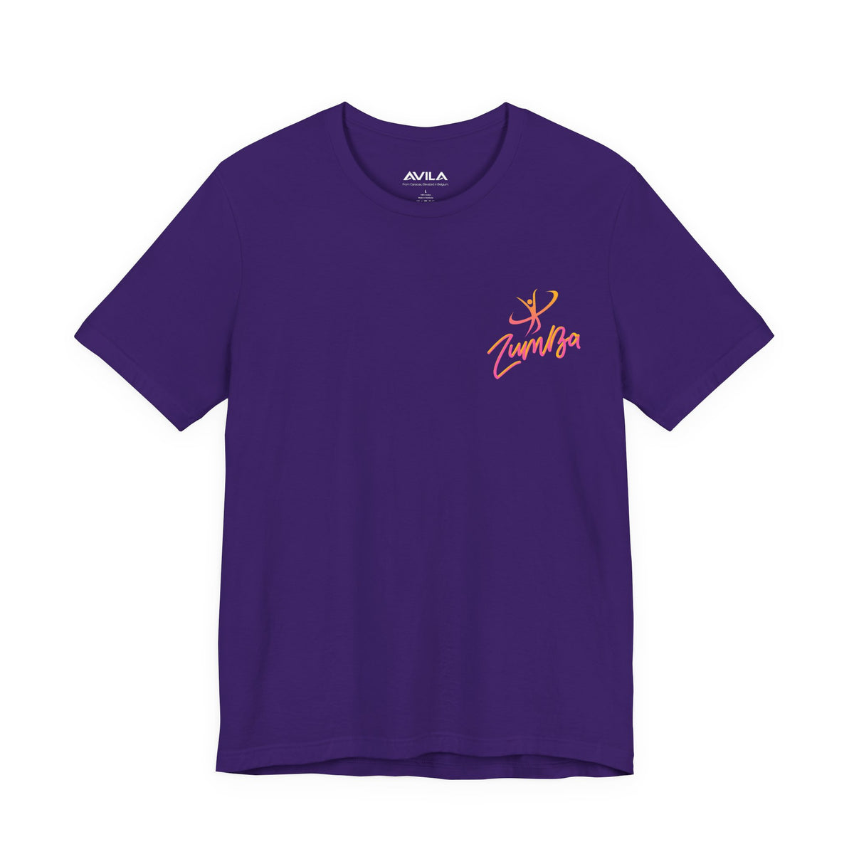 Zumba Dance Script Chest Tee