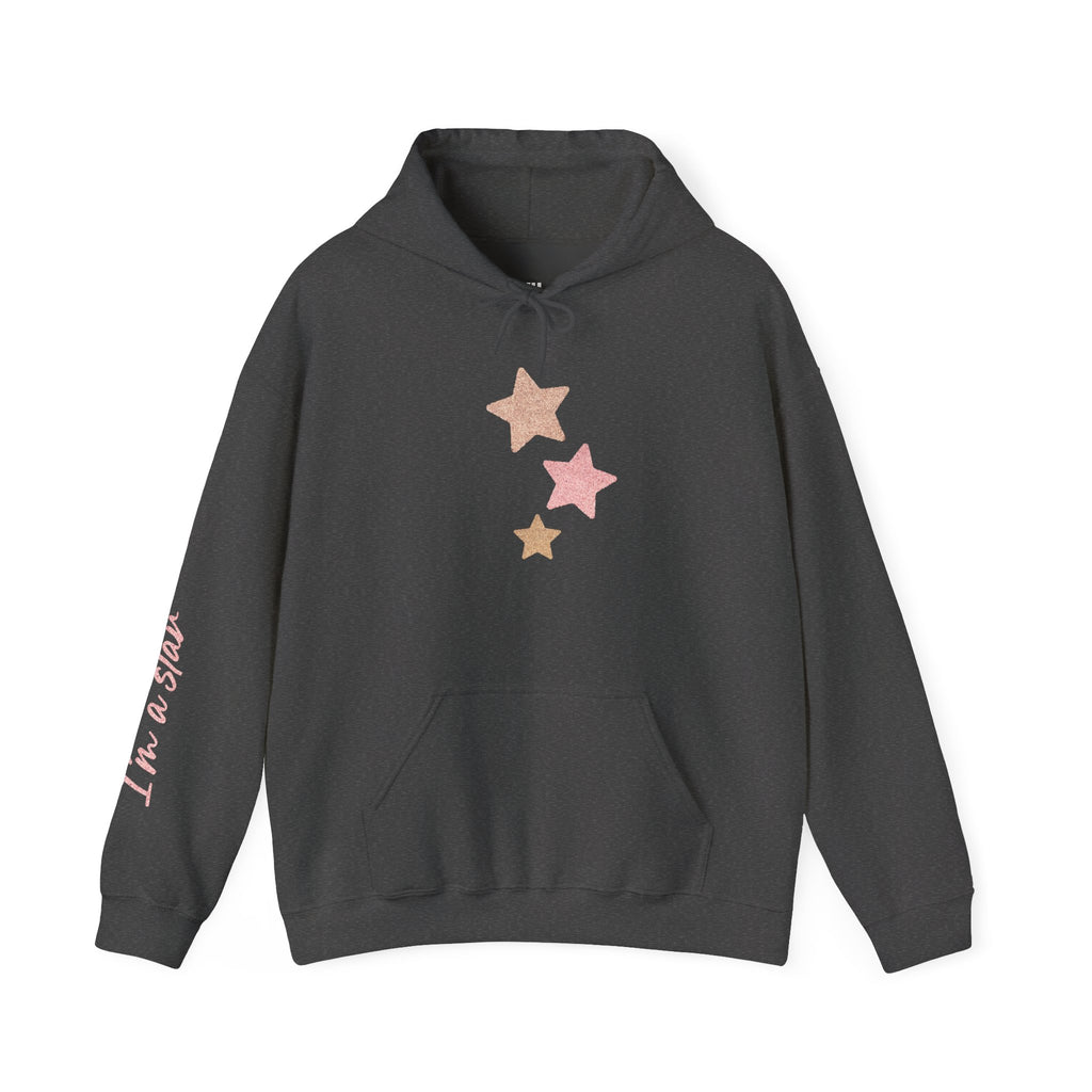 Pink Glitter Stars Sweter