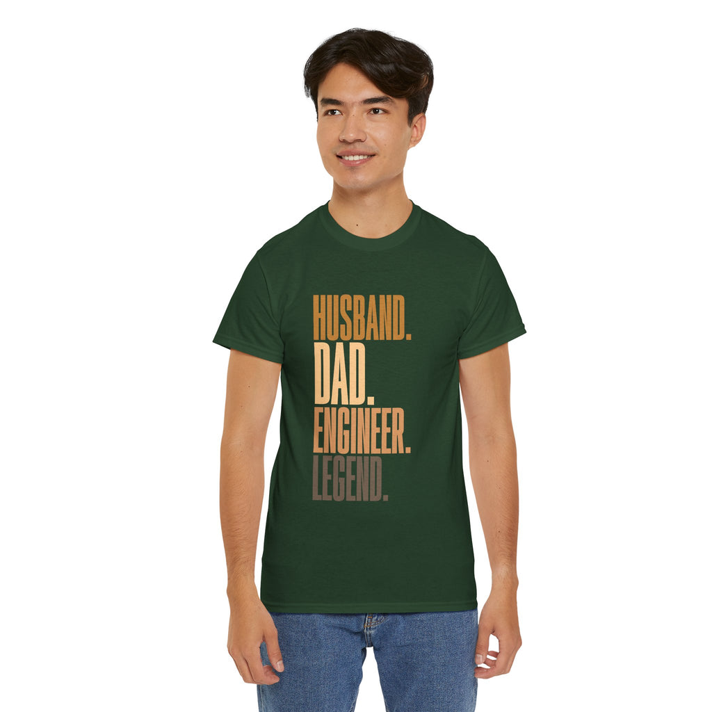 Husband Dad Engineer Legend T-Shirt
