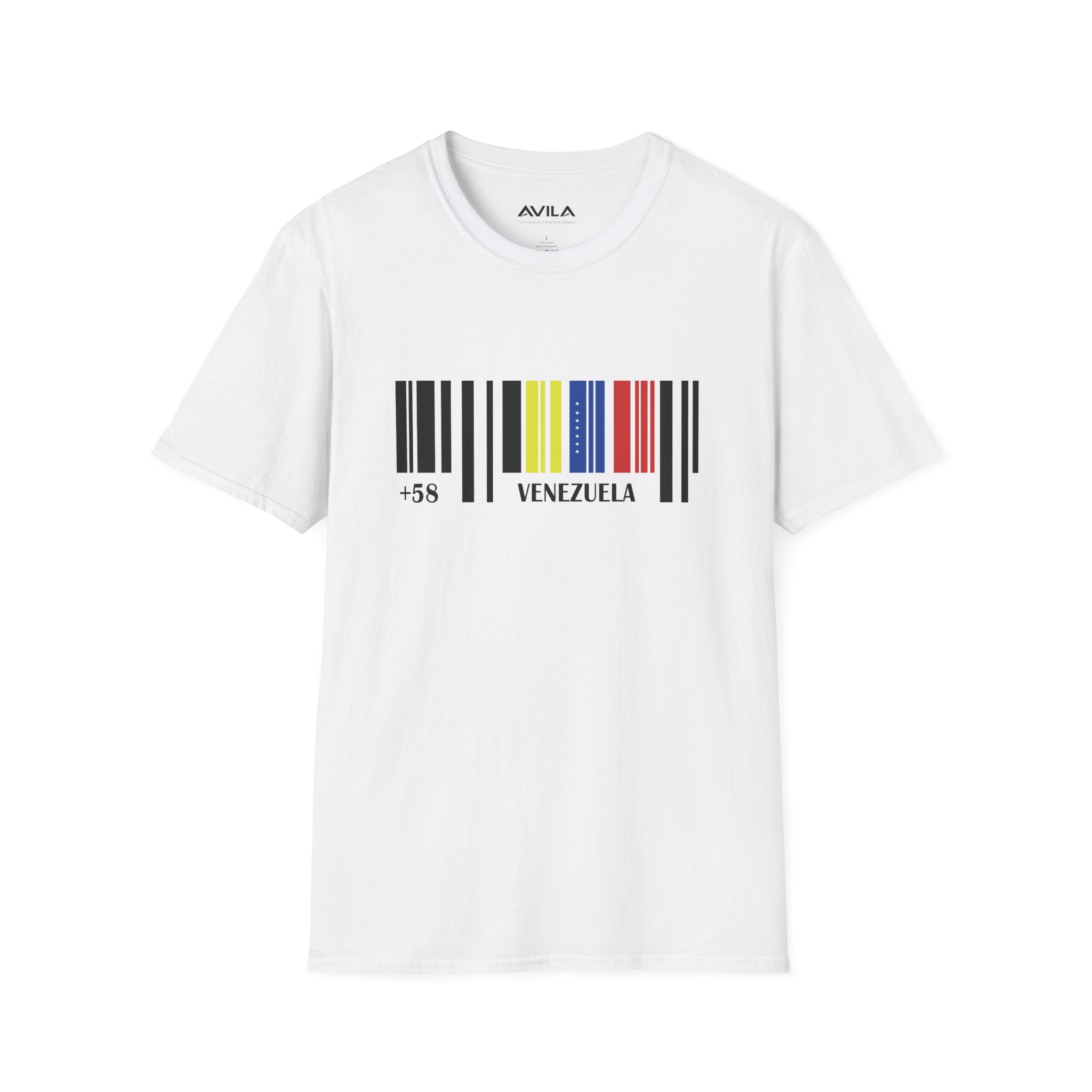 Venezuela Barcode +58 T-Shirt