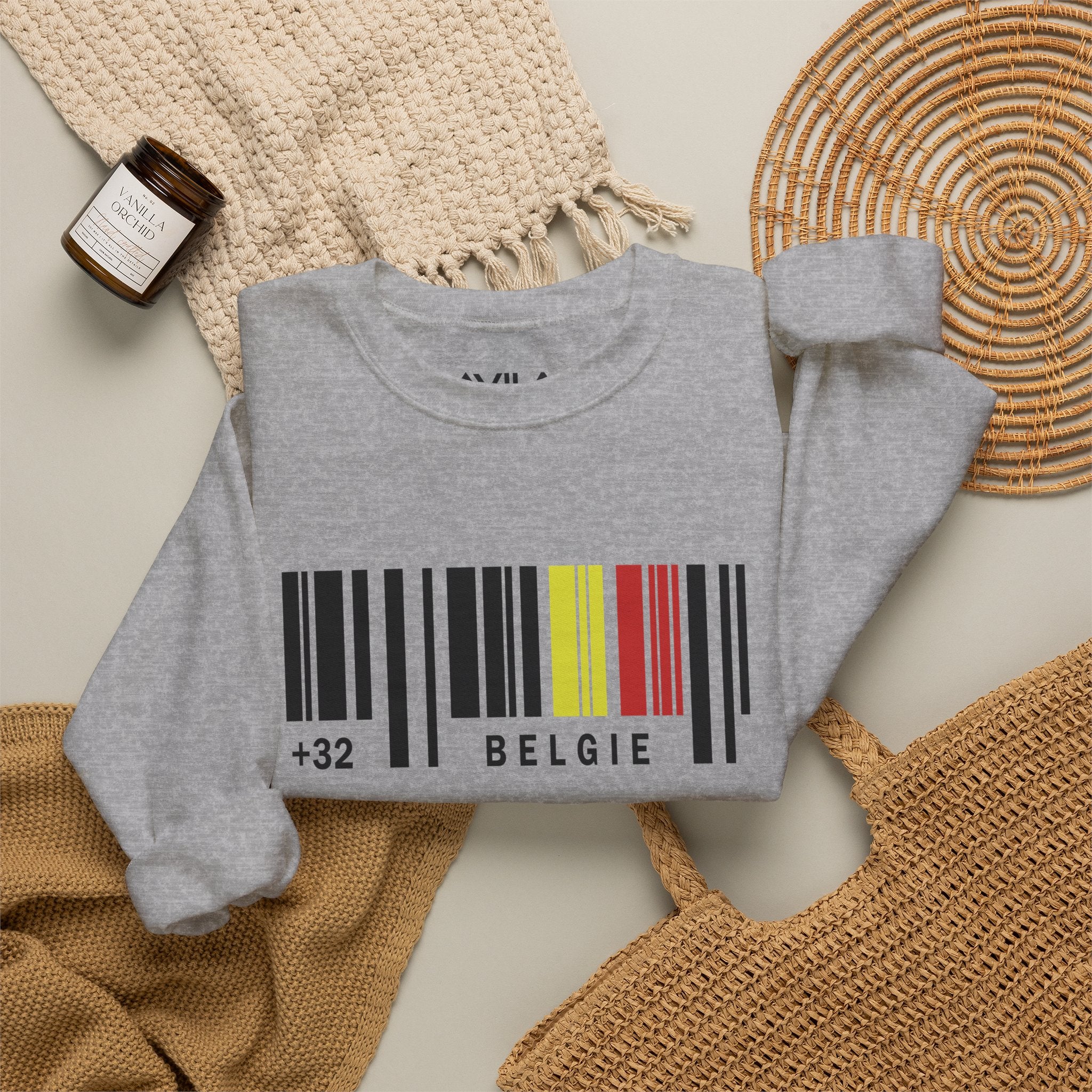 Avila Belgium Barcode +32 Sweatshirt