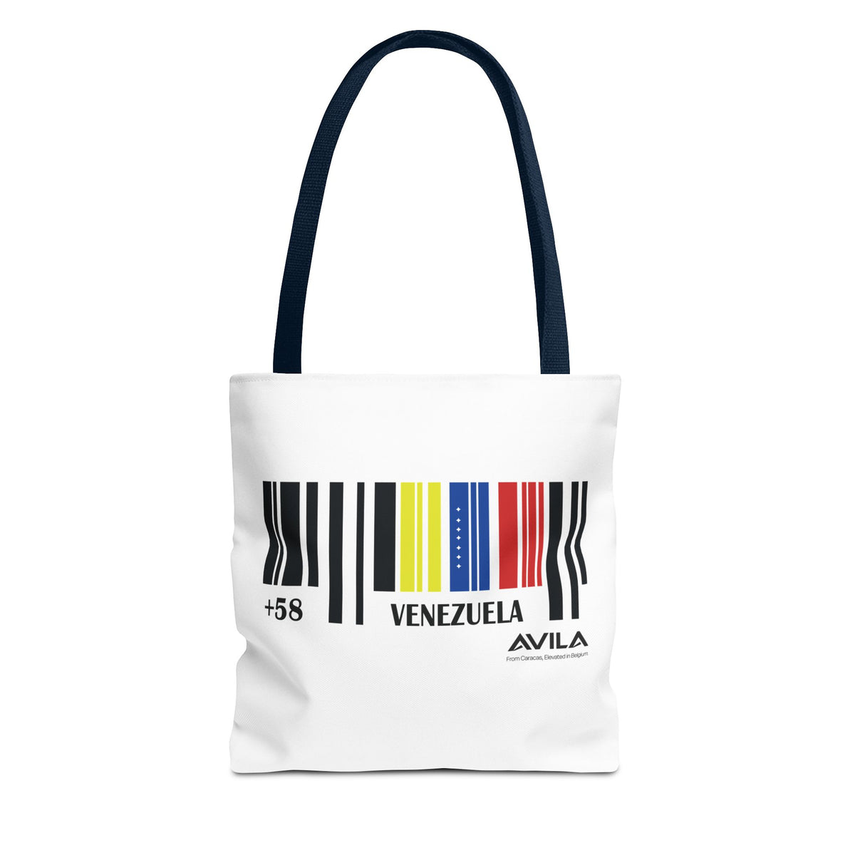 Venezuela Flag Barcode Tote Bag