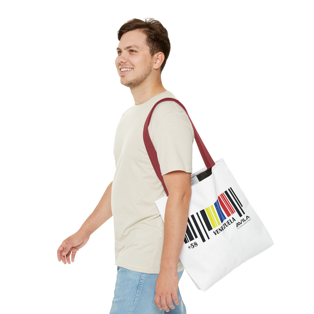 Venezuela Flag Barcode Tote Bag