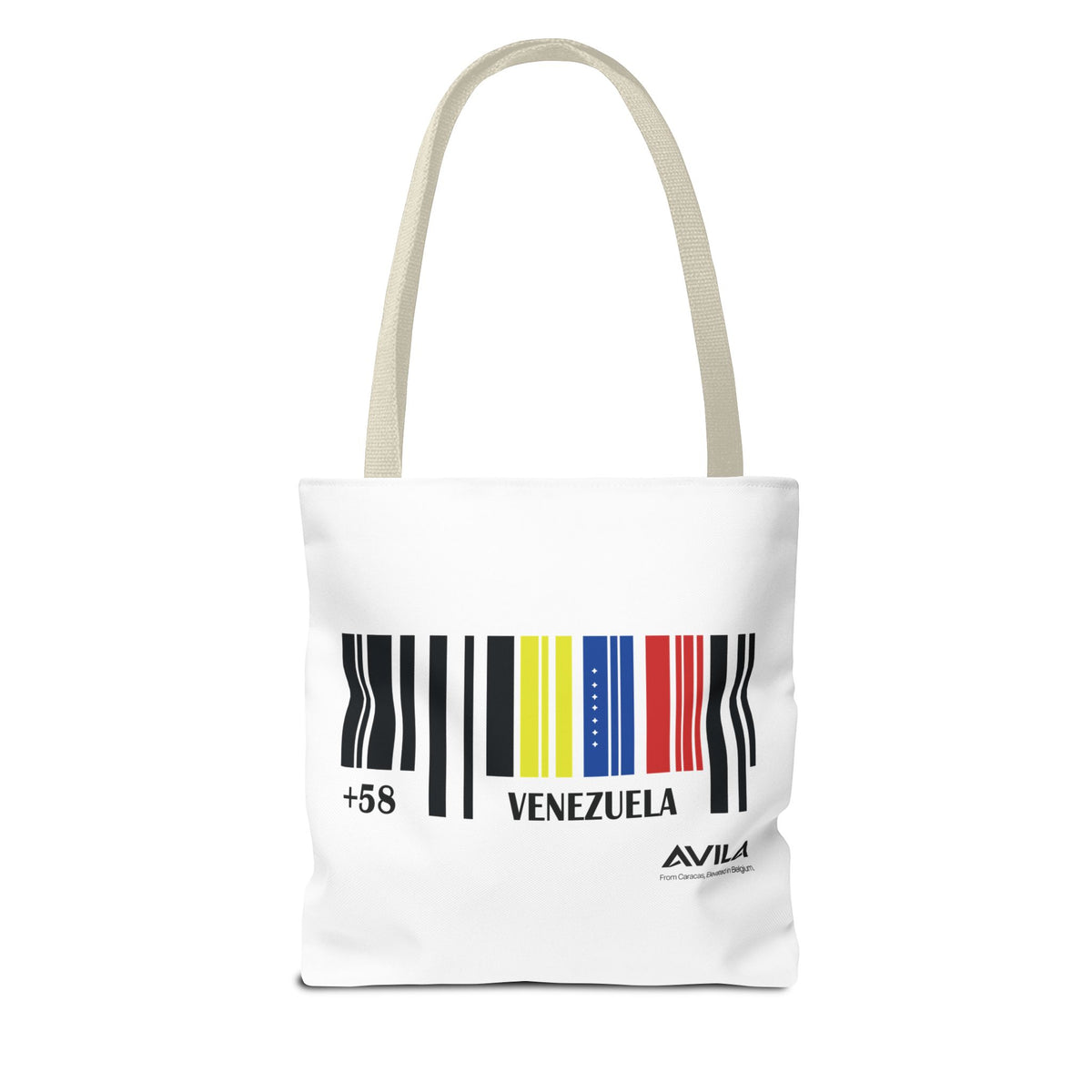Venezuela Flag Barcode Tote Bag
