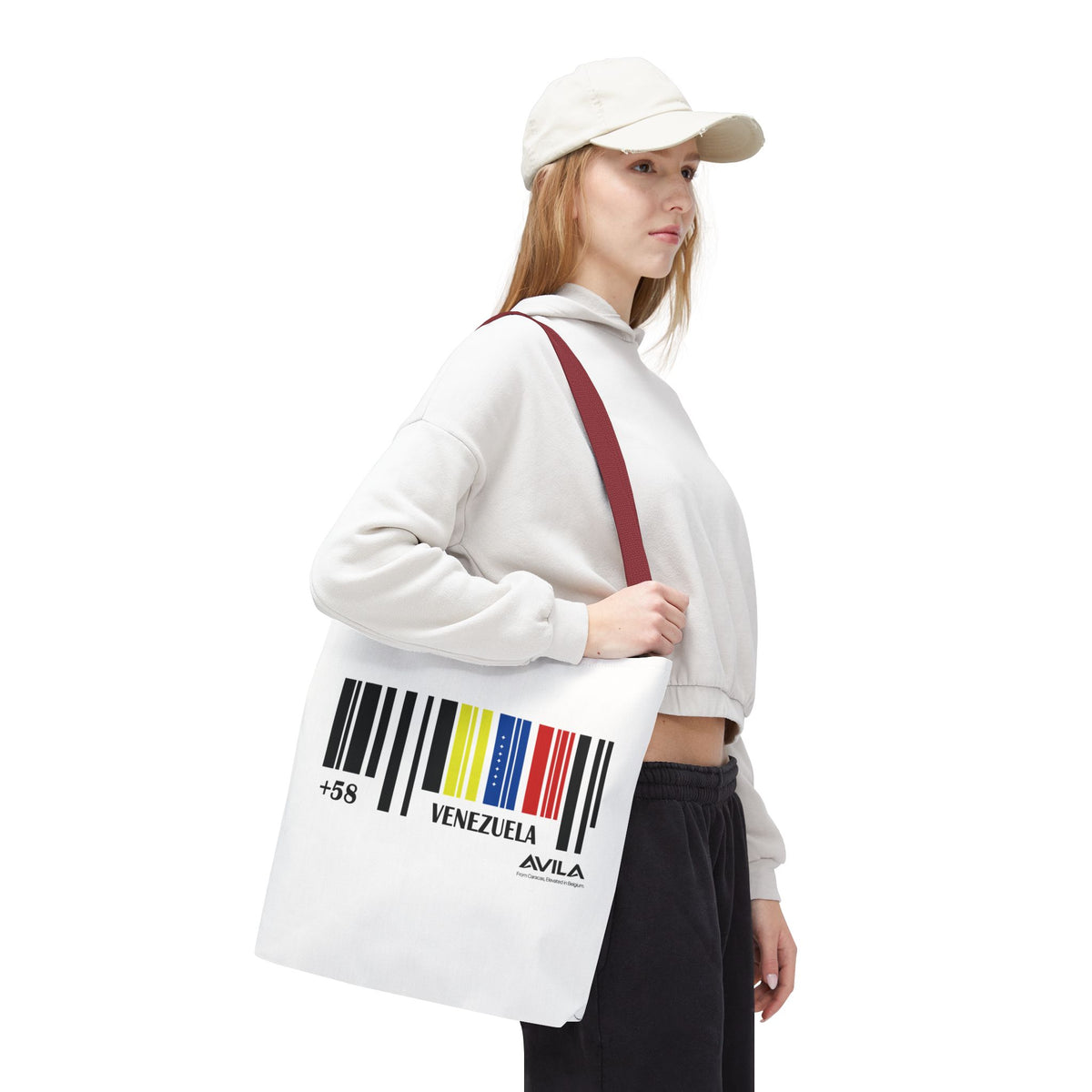 Venezuela Flag Barcode Tote Bag