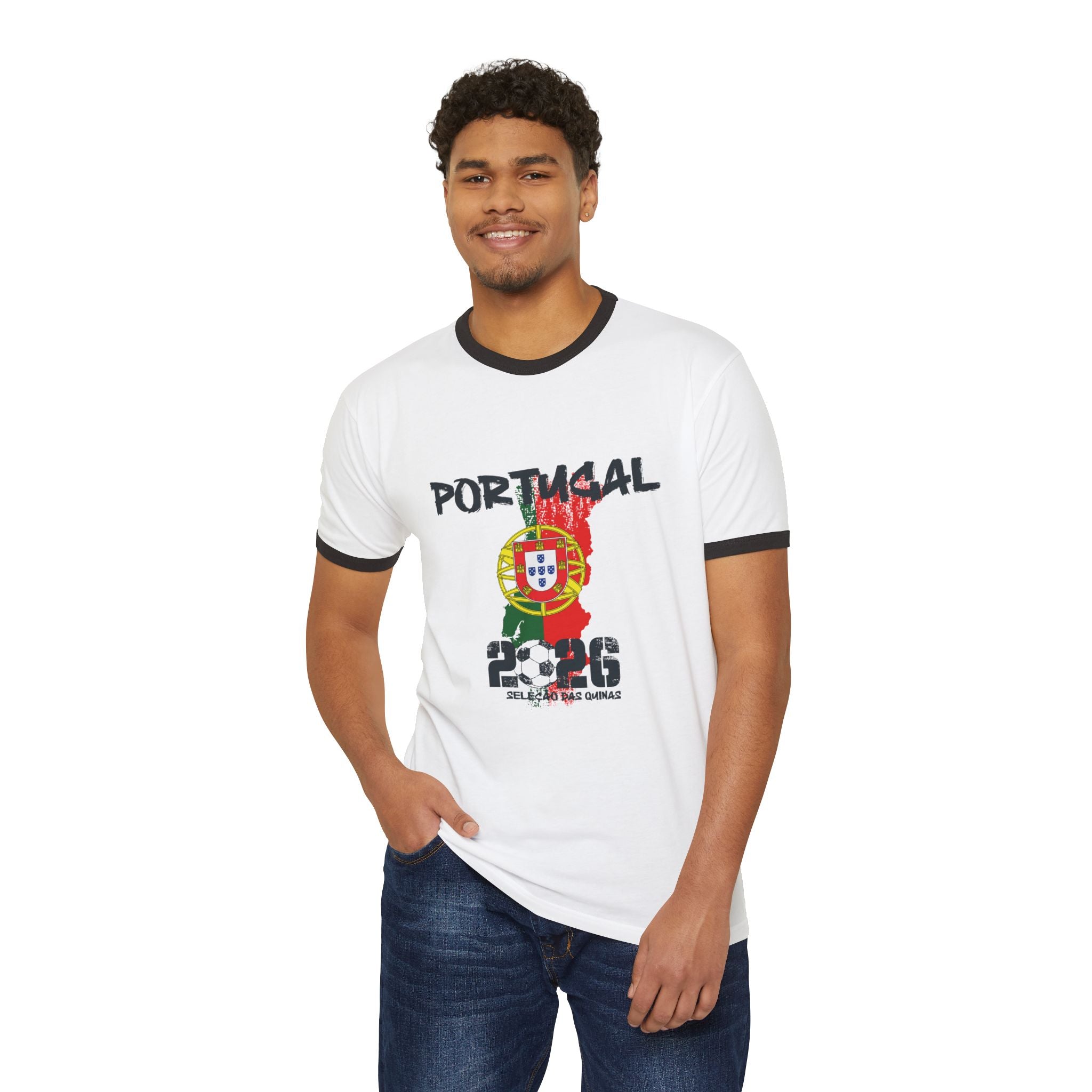 Portugal 2026 Soccer Ringer Tee