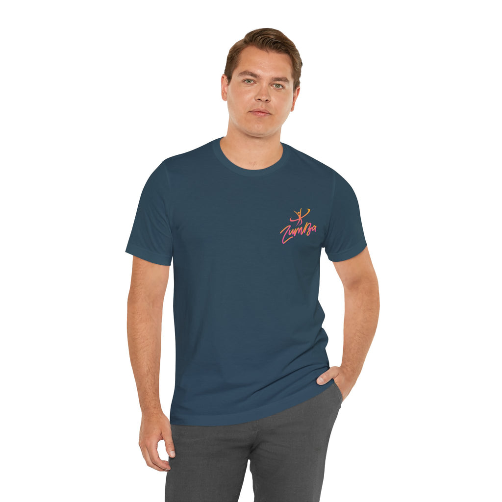 Zumba Dance Script Chest Tee